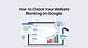 Check Your Website's Google Ranking Effortlessly