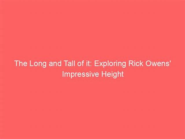 Tall and Mighty: the Impressive Height of Hollywood's Bear Actors
